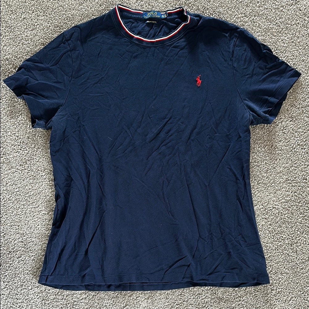 Polo by Ralph Lauren Men's Navy T-Shirt
